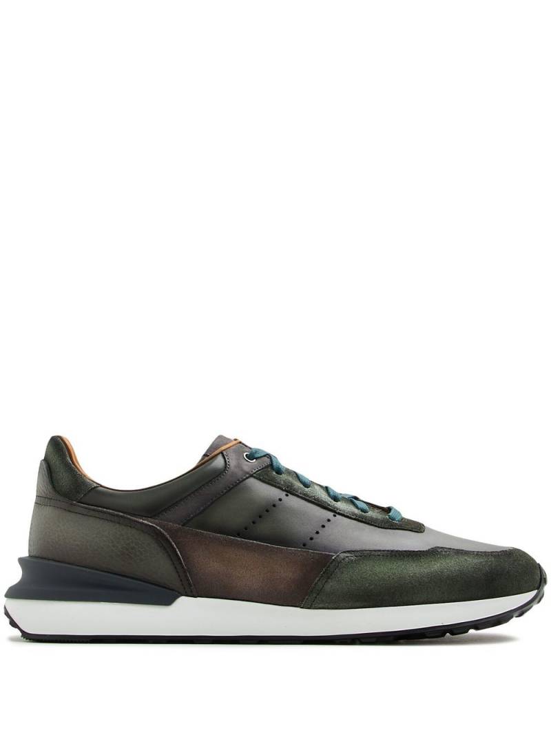 Magnanni panelled low-top sneakers - Green von Magnanni