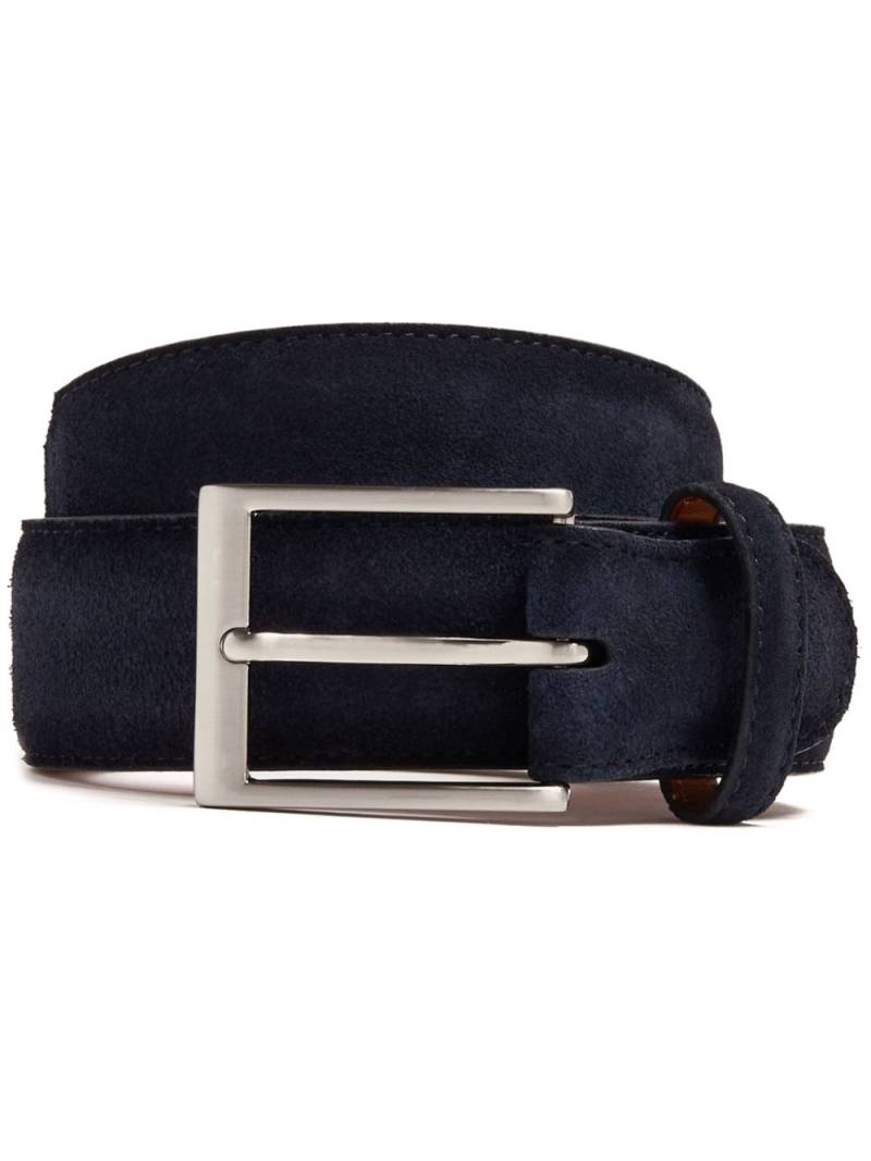 Magnanni suede belt - Blue von Magnanni