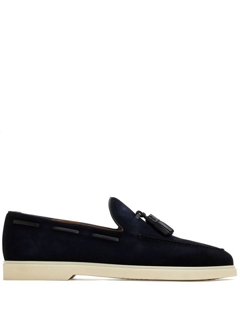 Magnanni tassel-detail suede loafers - Blue von Magnanni