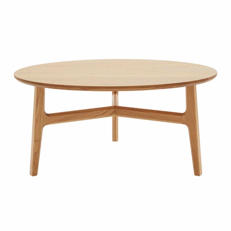 Freya Coffee Table Couchtisch, Grösse h. 45 x d. 60cm, Holz oak, oil von Magnus Olesen