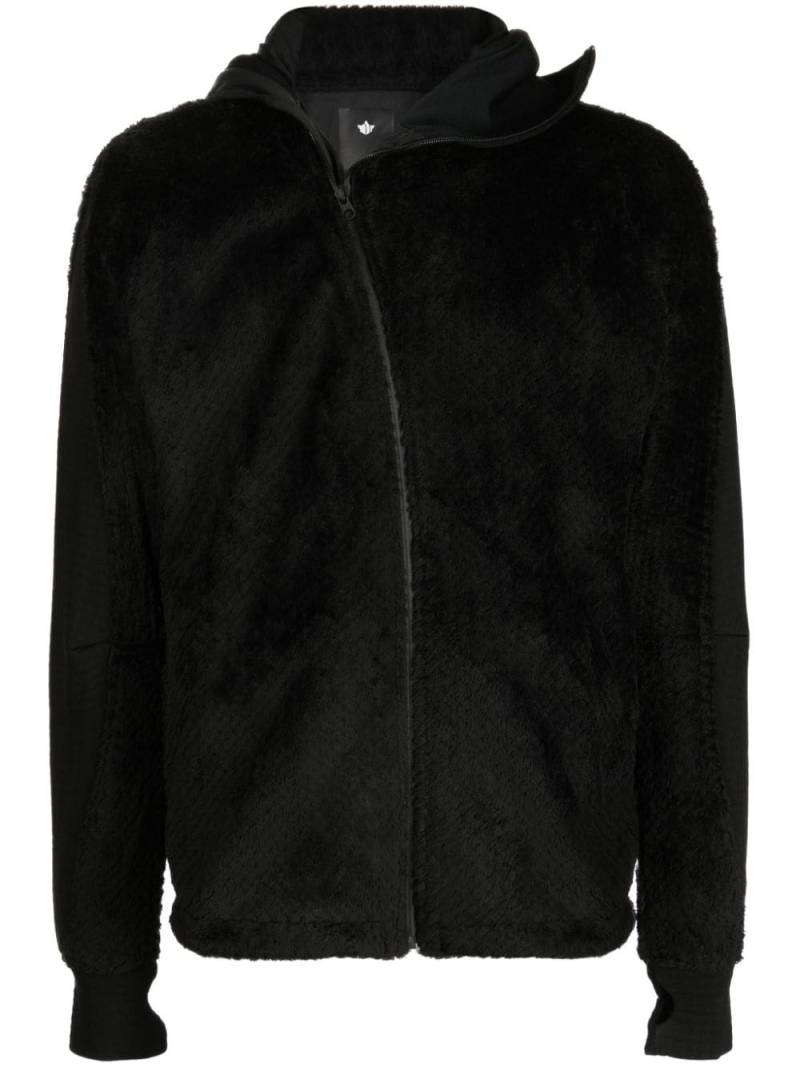 Maharishi 4576 fleece hooded jacket - Black von Maharishi