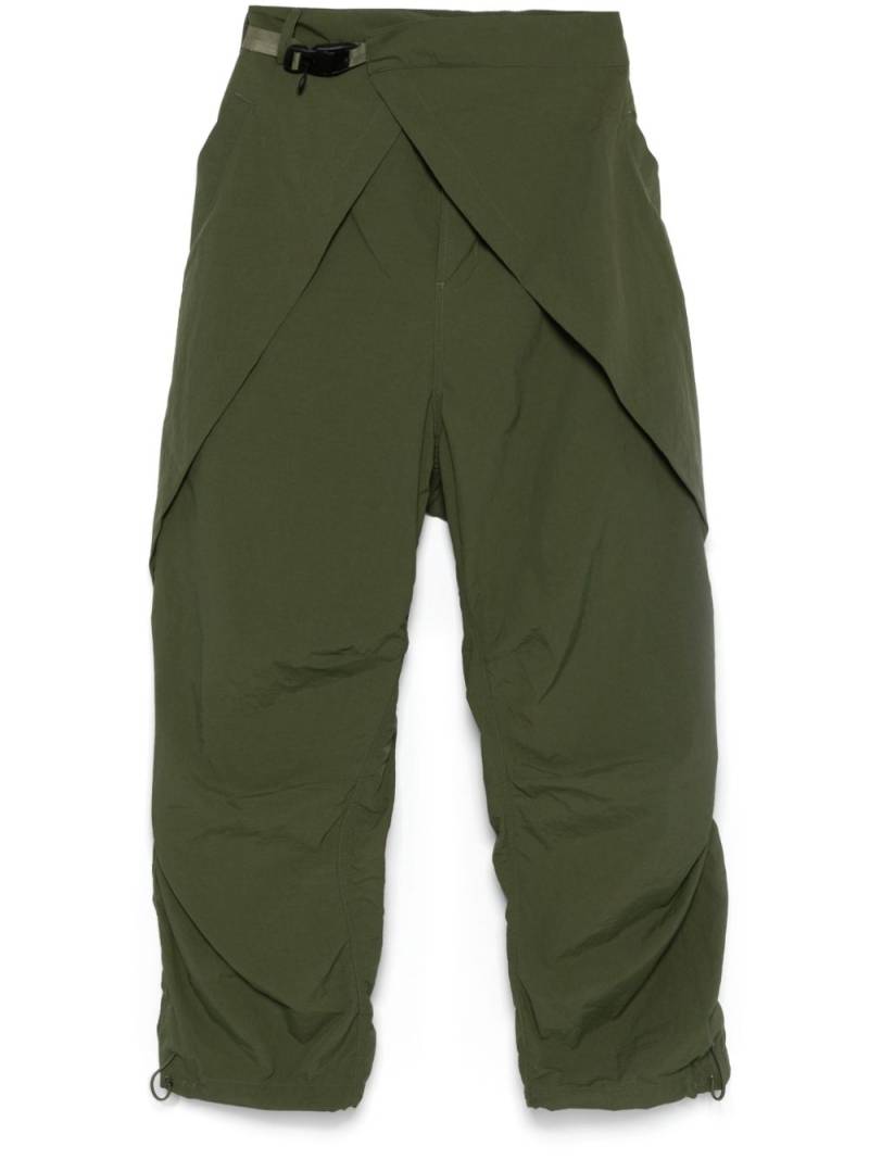 Maharishi 5042 Veg Dyed Hakama track pants - Green von Maharishi