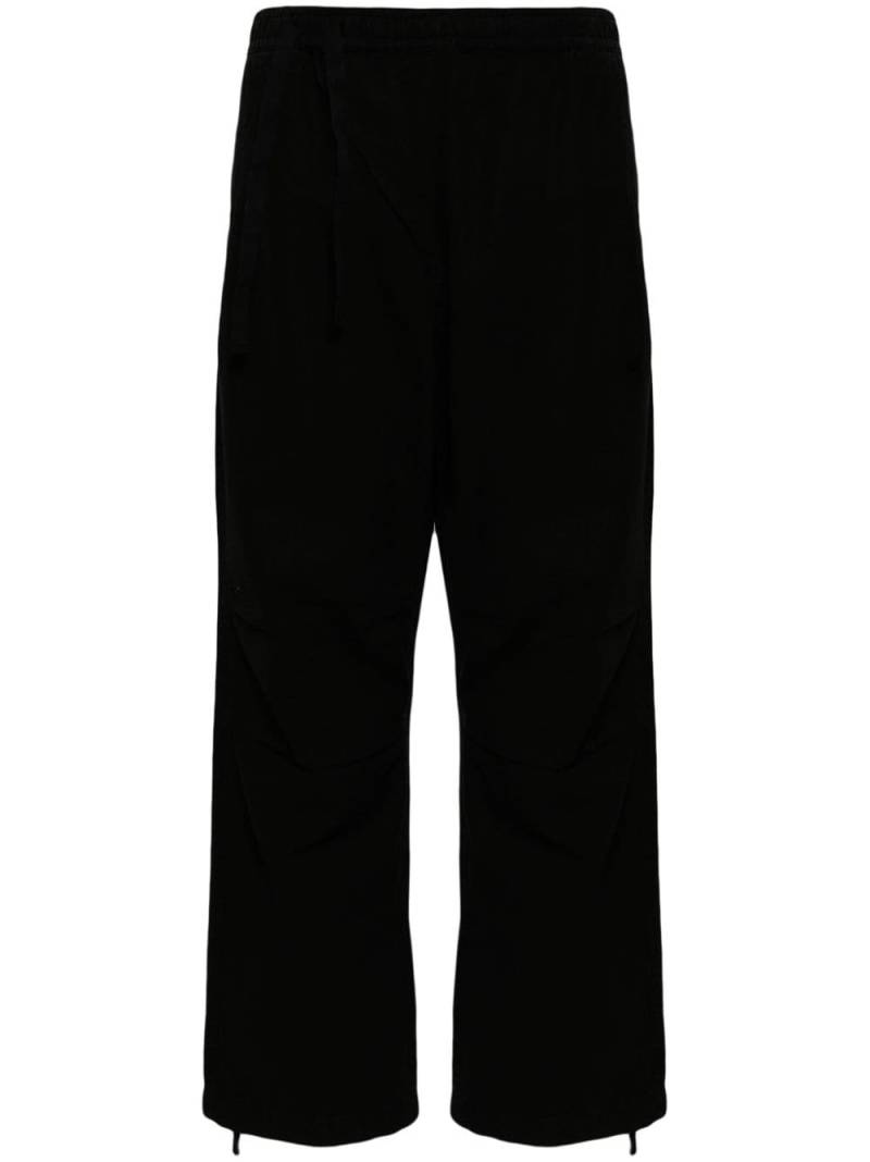 Maharishi Asym Loose straight trousers - Black von Maharishi