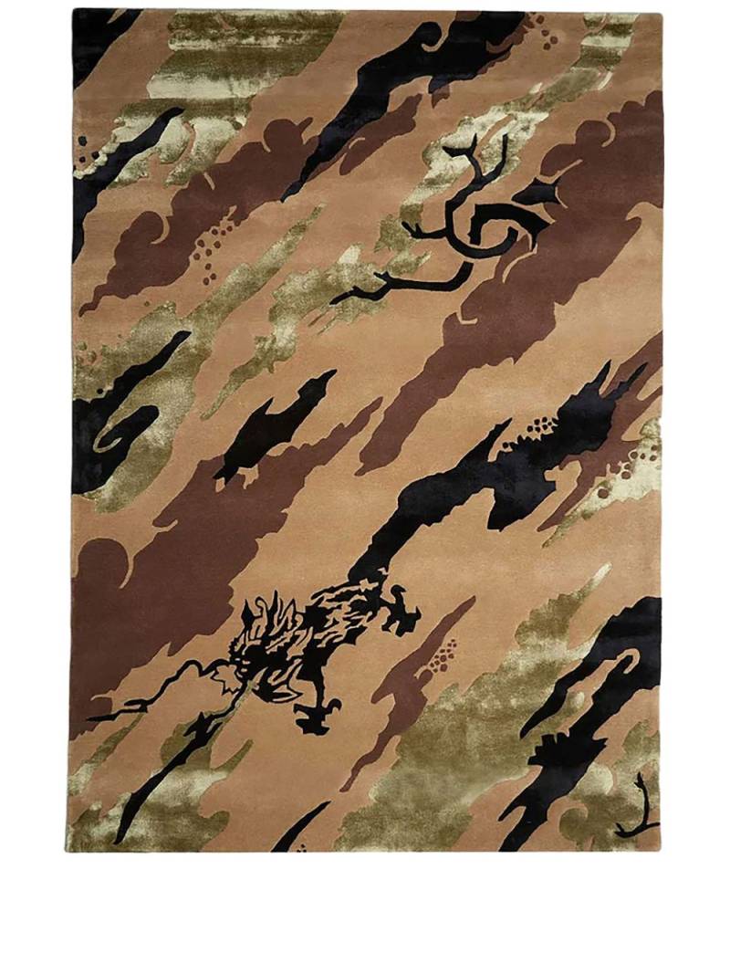 Maharishi Bonsai Forest wool rug (240cmx170cm) - Brown von Maharishi