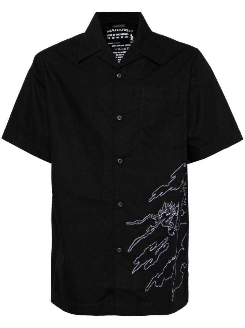 Maharishi Cloud Dragon shirt - Black von Maharishi