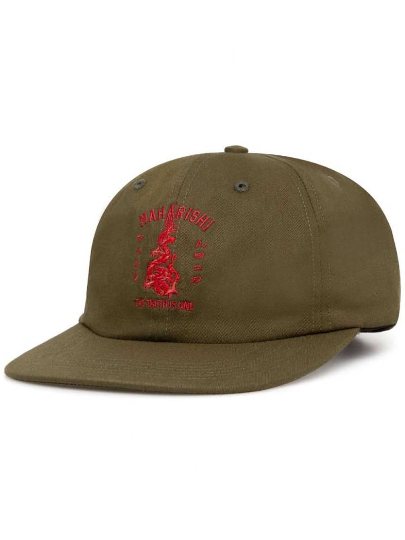 Maharishi Dragon Anniversary cap - Green von Maharishi