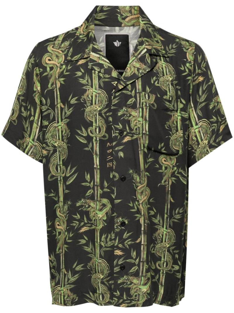 Maharishi Dragon Bamboo shirt - Black von Maharishi