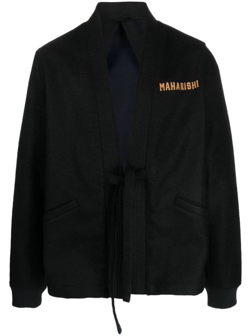 Maharishi Duality Stadium kimono jacket - Black von Maharishi