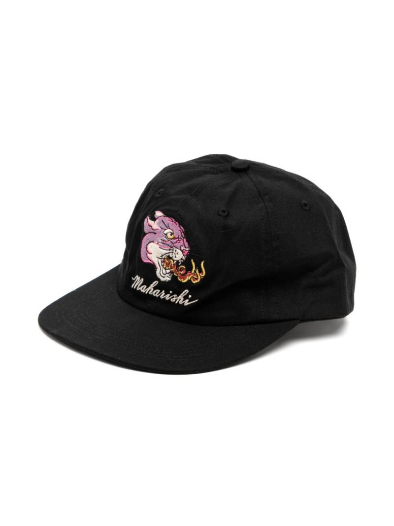 Maharishi Tibetan Panther 6 panel cap - Black von Maharishi