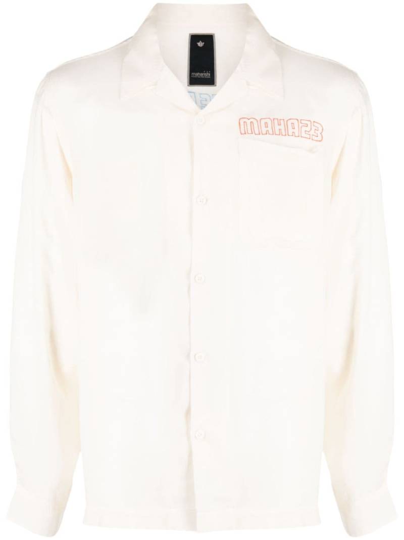 Maharishi Year of the Rabbit-embroidered shirt - White von Maharishi