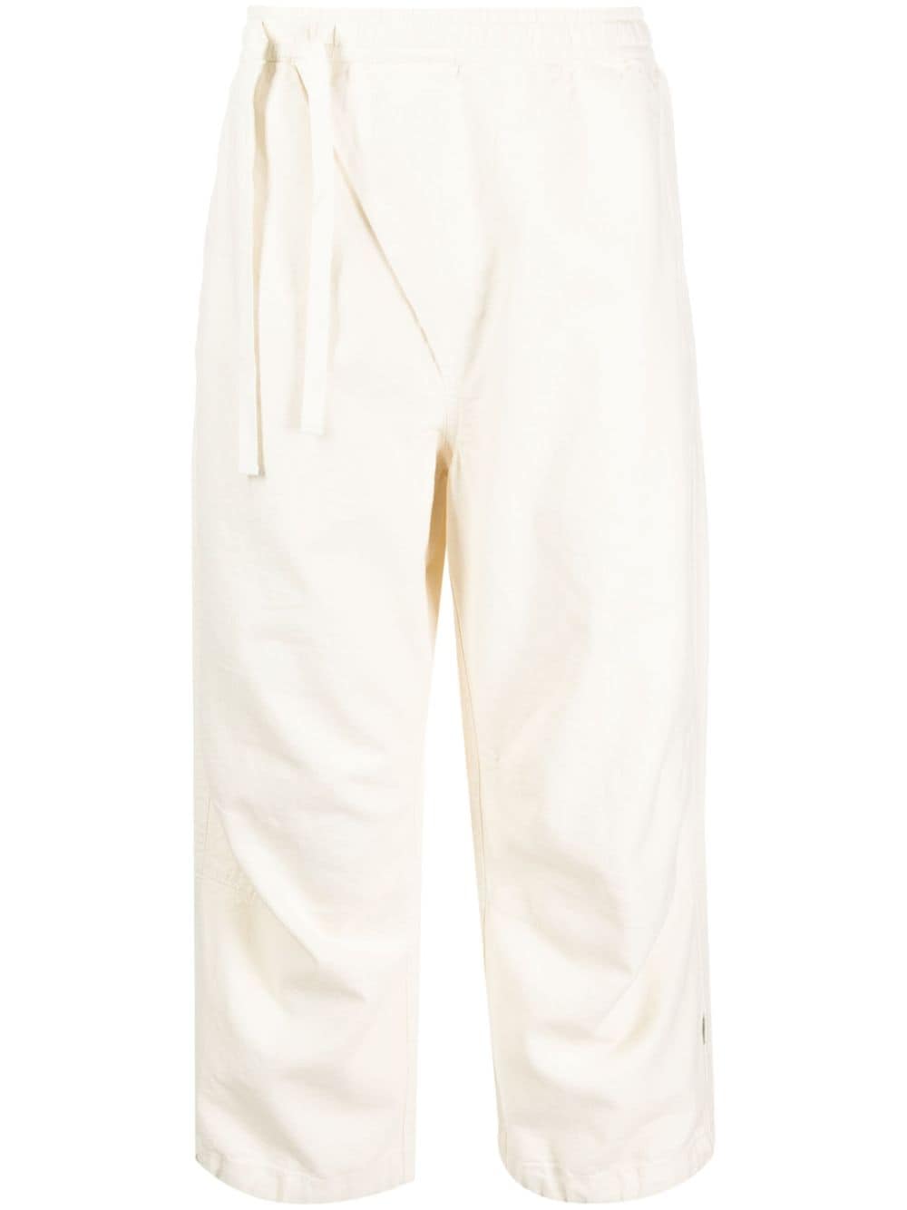 Maharishi asymmetric cropped track pants - Neutrals von Maharishi