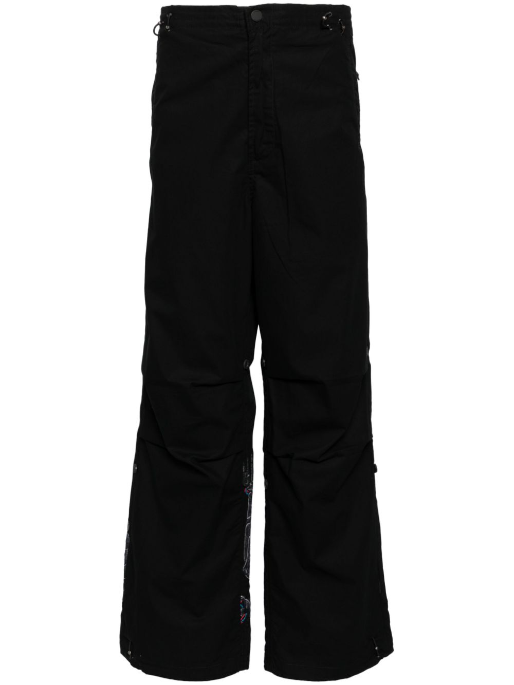 Maharishi cyber skeleton loose pants - Black von Maharishi