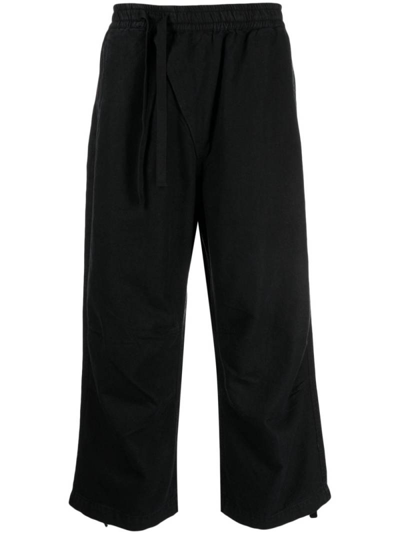 Maharishi elasticated-waist straight-leg trousers - Black von Maharishi