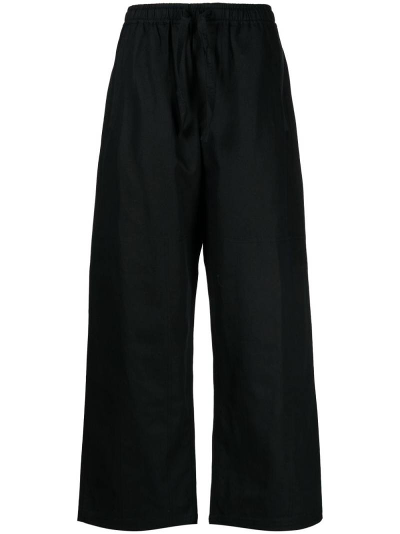 Maharishi high-waist wide-leg trousers - Black von Maharishi