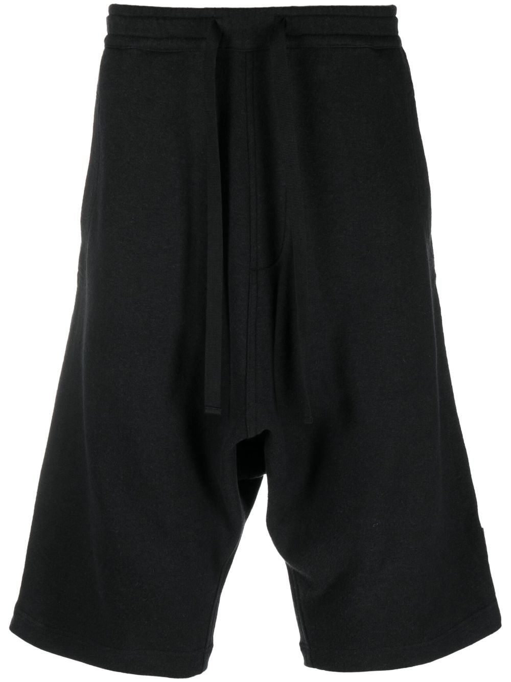 Maharishi organic hemp-organic cotton drop-crotch shorts - Black von Maharishi