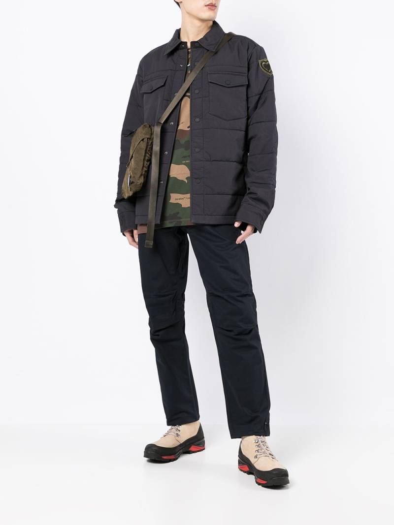 Maharishi padded shirt jacket - Black von Maharishi