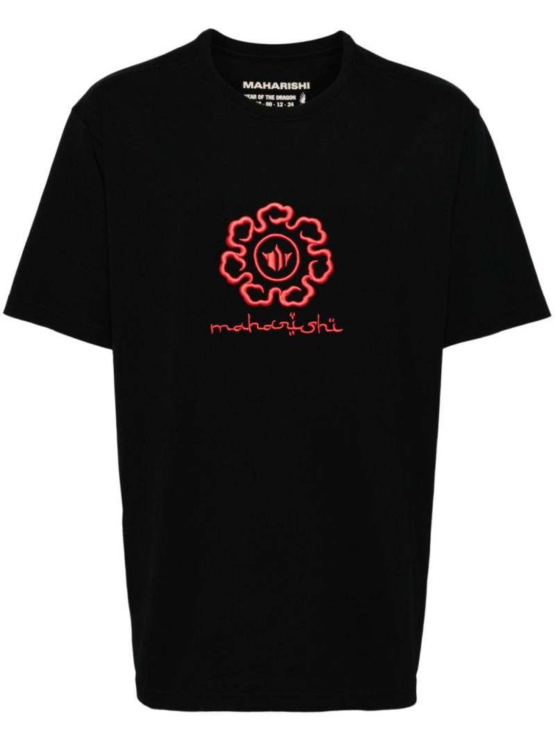 Maharishi spiral temple T-shirt - Black von Maharishi