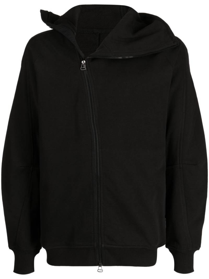 Maharishi zip-up organic cotton hoodie - Black von Maharishi