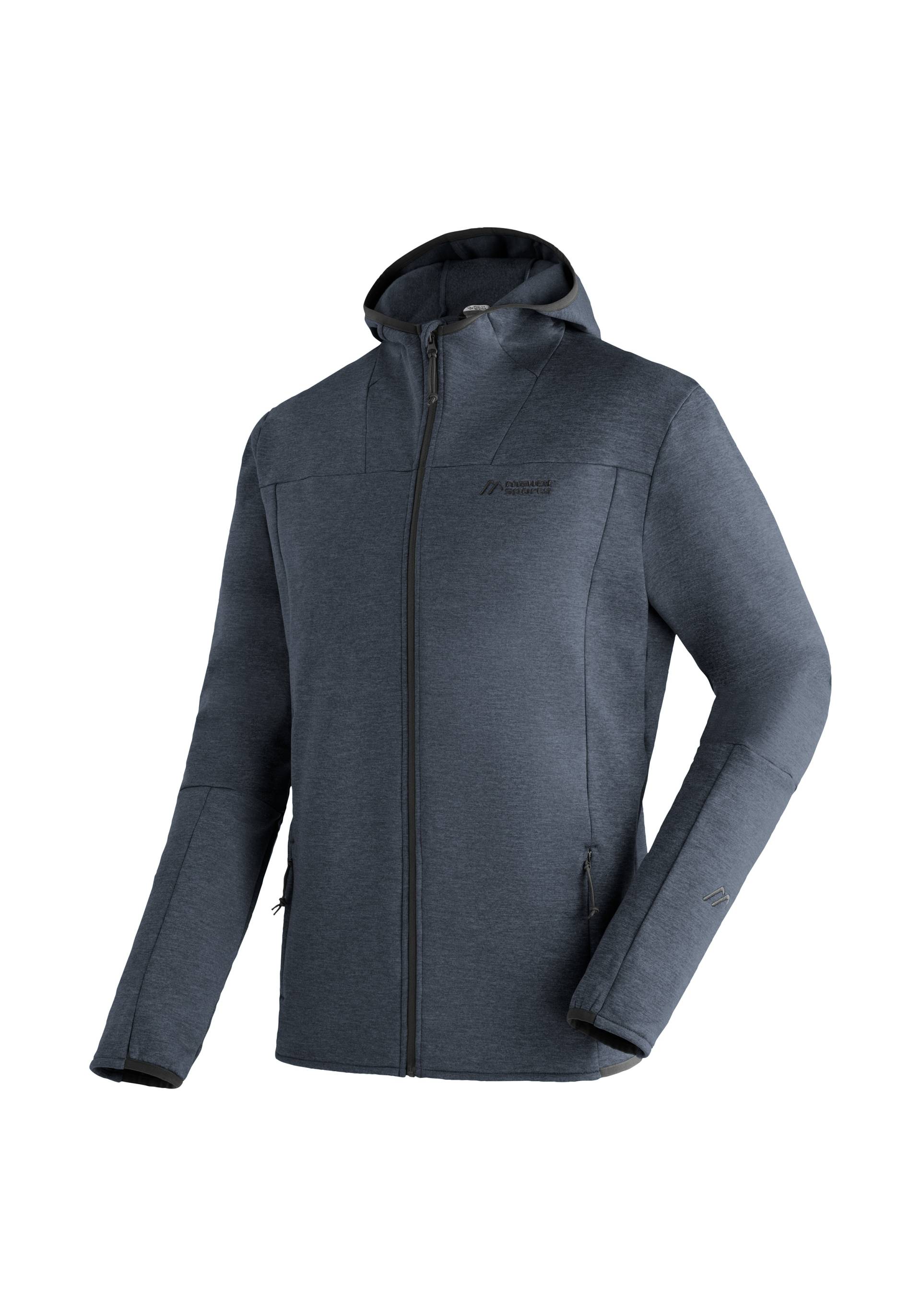 Maier Sports Fleecejacke »Fave M«, Herren Fleece mit verstellbarer Kapuze, atmungsaktiver Zip-Hoodie von Maier Sports