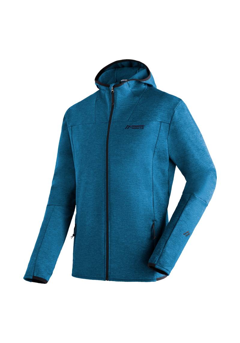 Maier Sports Fleecejacke »Fave M«, Herren Fleece mit verstellbarer Kapuze, atmungsaktiver Zip-Hoodie von Maier Sports