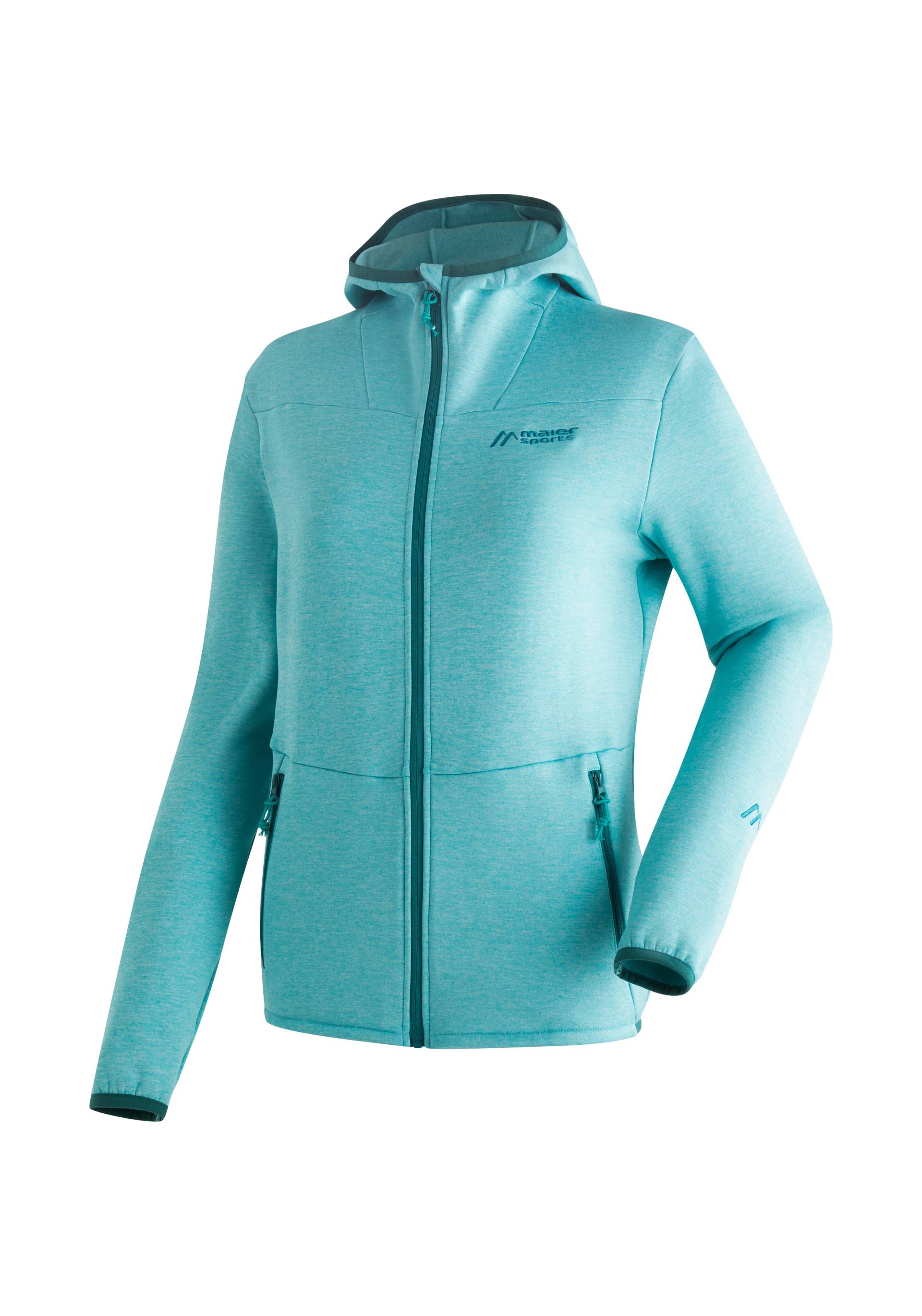 Maier Sports Fleecejacke »Fave W«, Damen Fleece mit verstellbarer Kapuze, atmungsaktiver Zip-Hoodie von Maier Sports