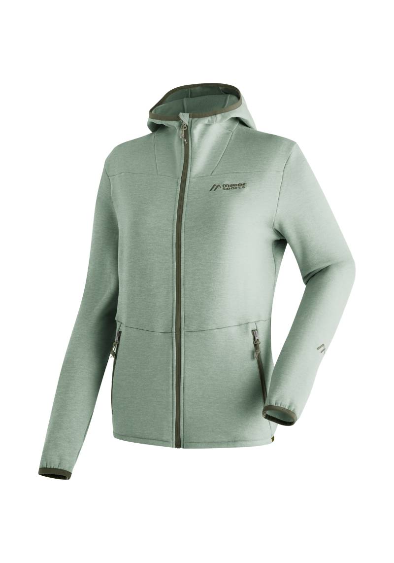 Maier Sports Fleecejacke »Fave W«, Damen Fleece mit verstellbarer Kapuze, atmungsaktiver Zip-Hoodie von Maier Sports