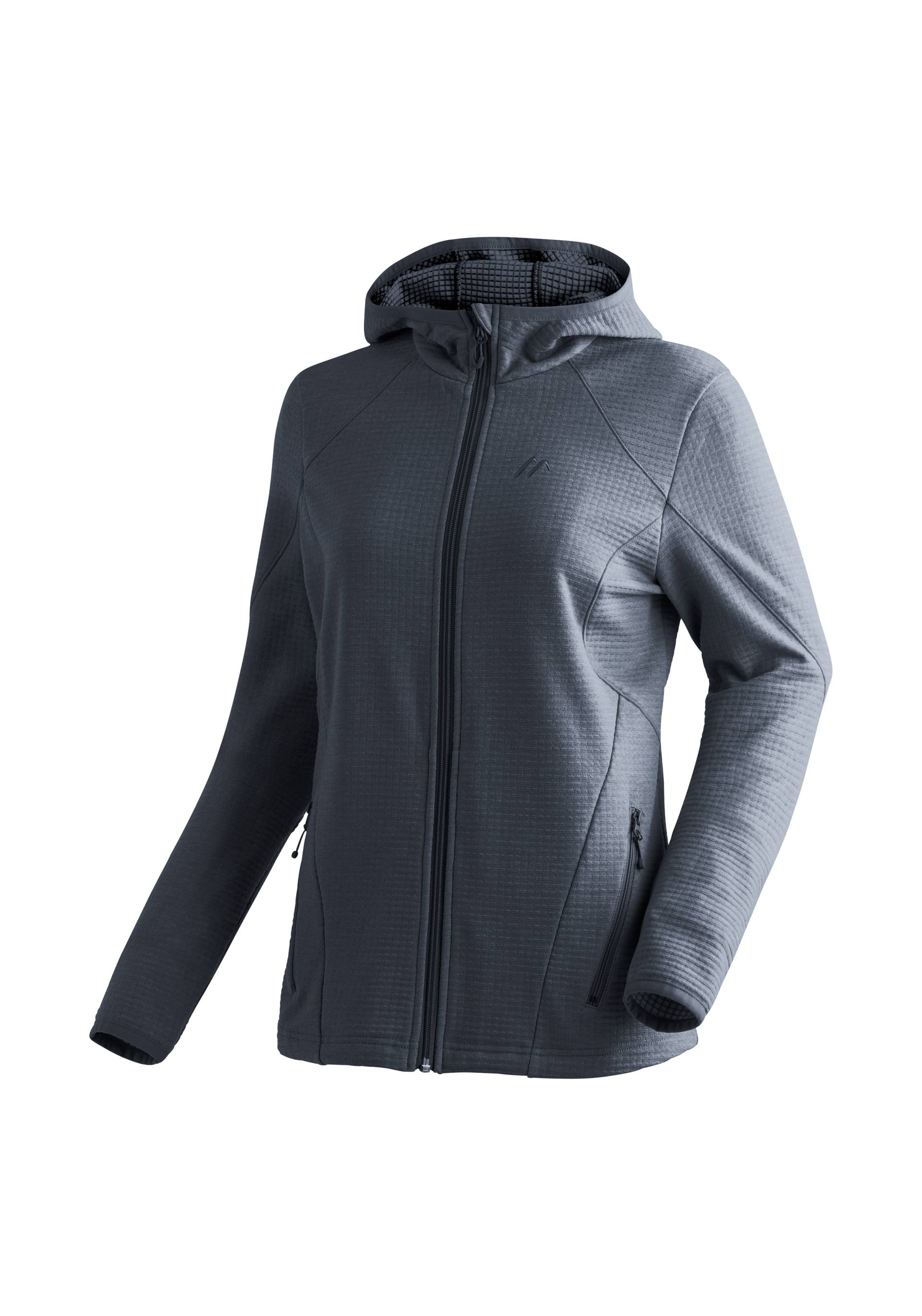 Maier Sports Fleecejacke »Tesila Hood W«, Damen Midlayer, atmungsaktiv schnelltrocknend, Full-Zip, Regular fit von Maier Sports