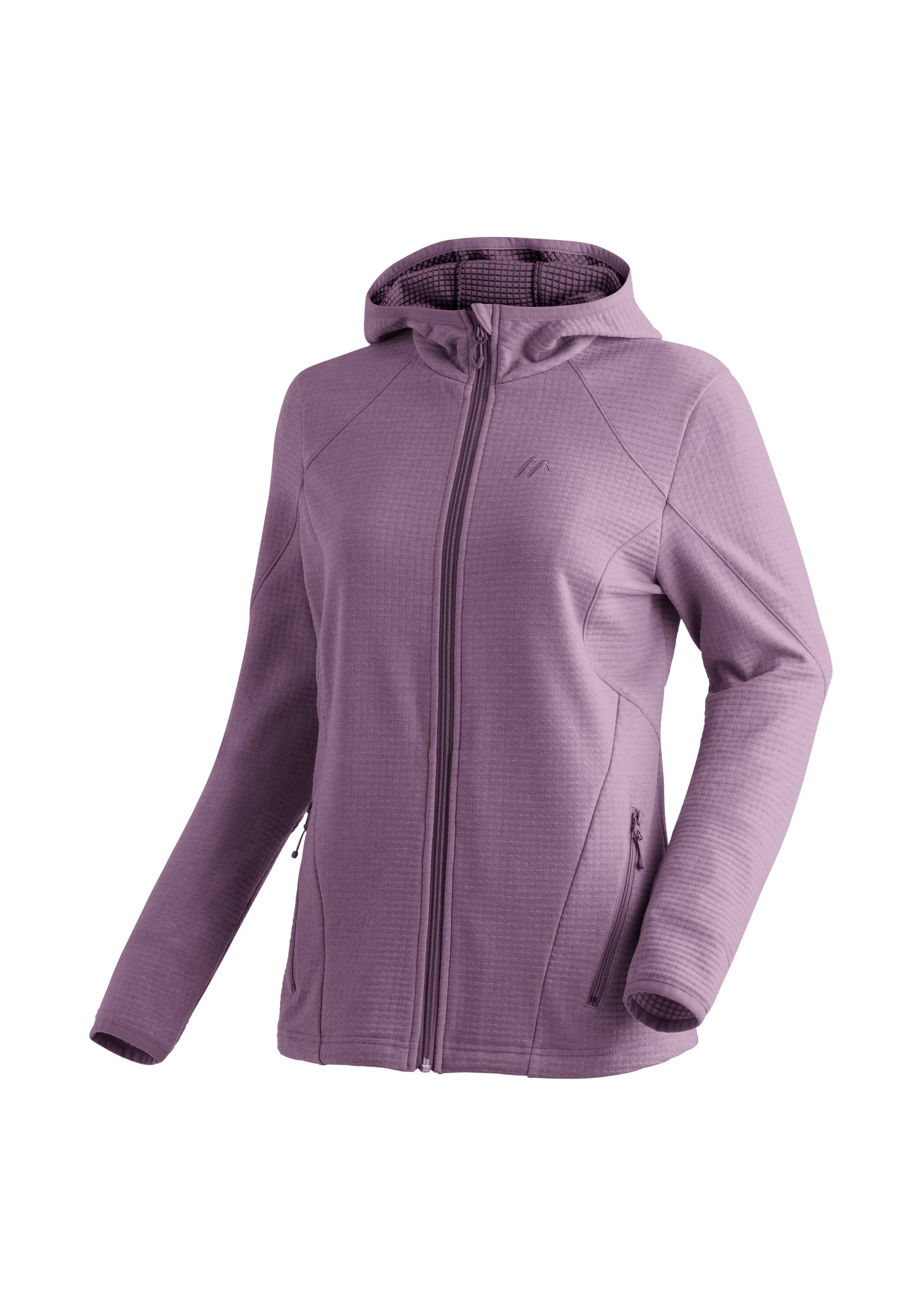 Maier Sports Fleecejacke »Tesila Hood W«, Damen Midlayer, atmungsaktiv schnelltrocknend, Full-Zip, Regular fit von Maier Sports