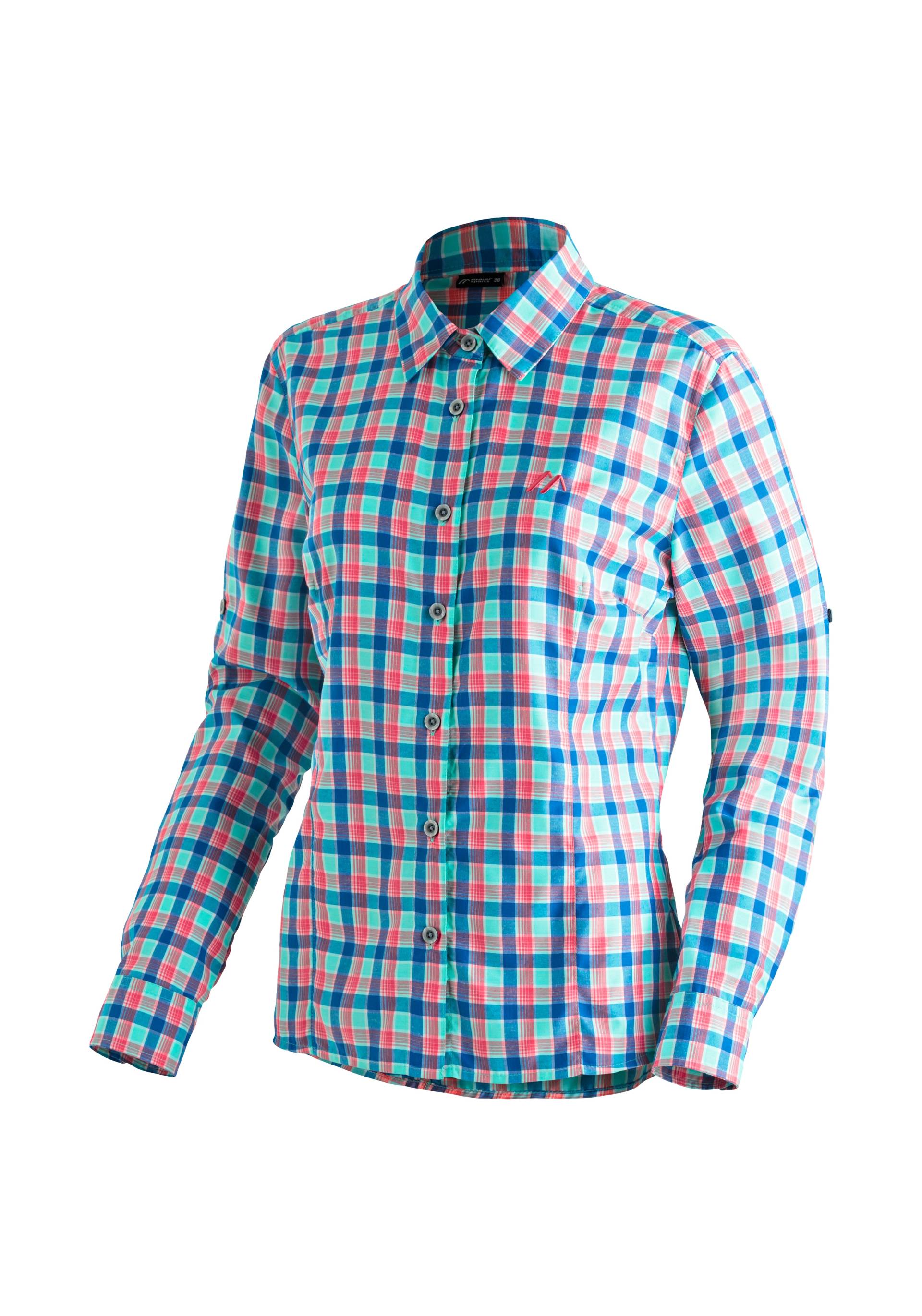 Maier Sports Funktionsbluse »Nanni«, Damen Bluse, langarm Karobluse für Outdoor und Freizeit von Maier Sports