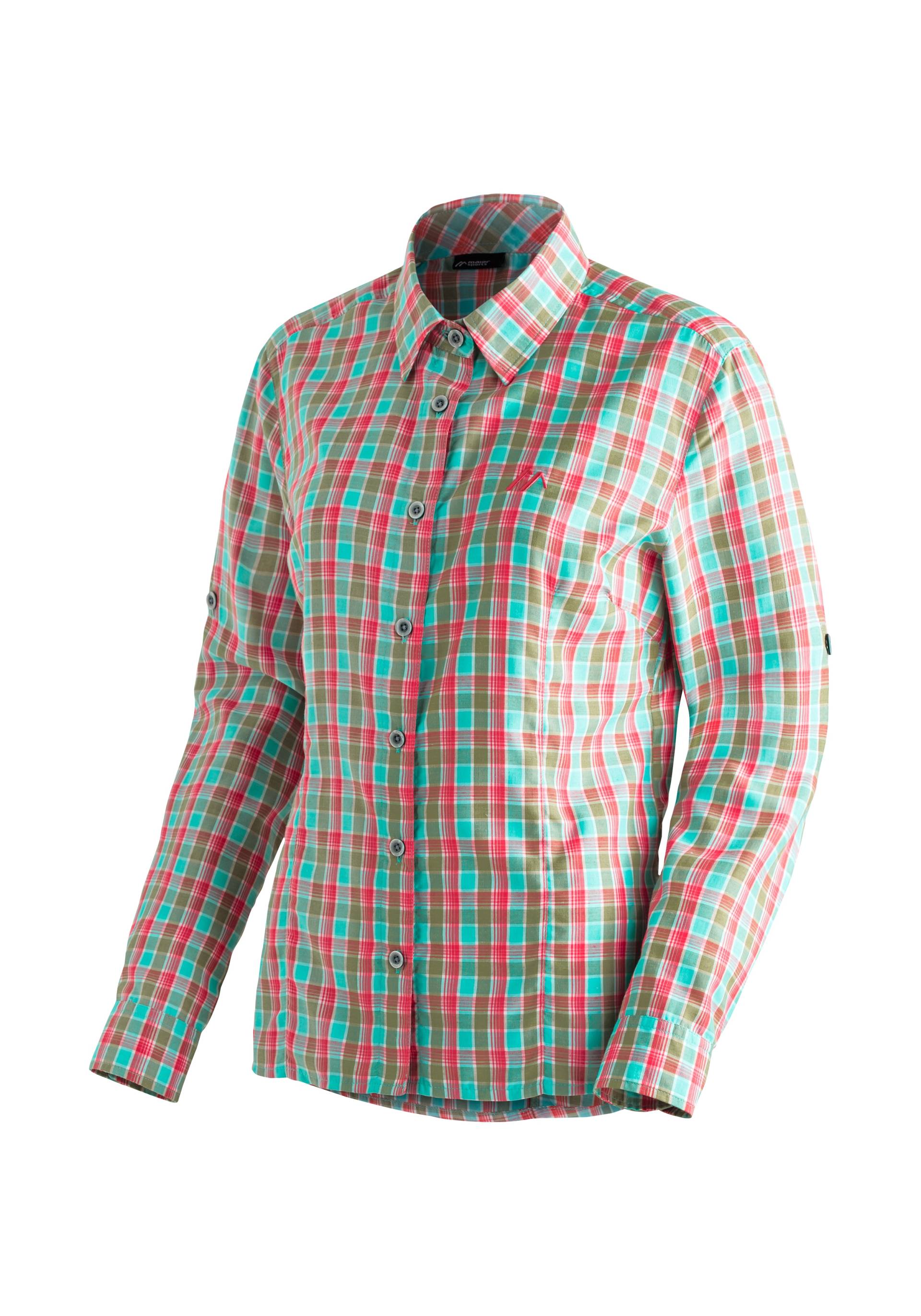 Maier Sports Funktionsbluse »Nanni«, Damen Bluse, langarm Karobluse für Outdoor und Freizeit von Maier Sports