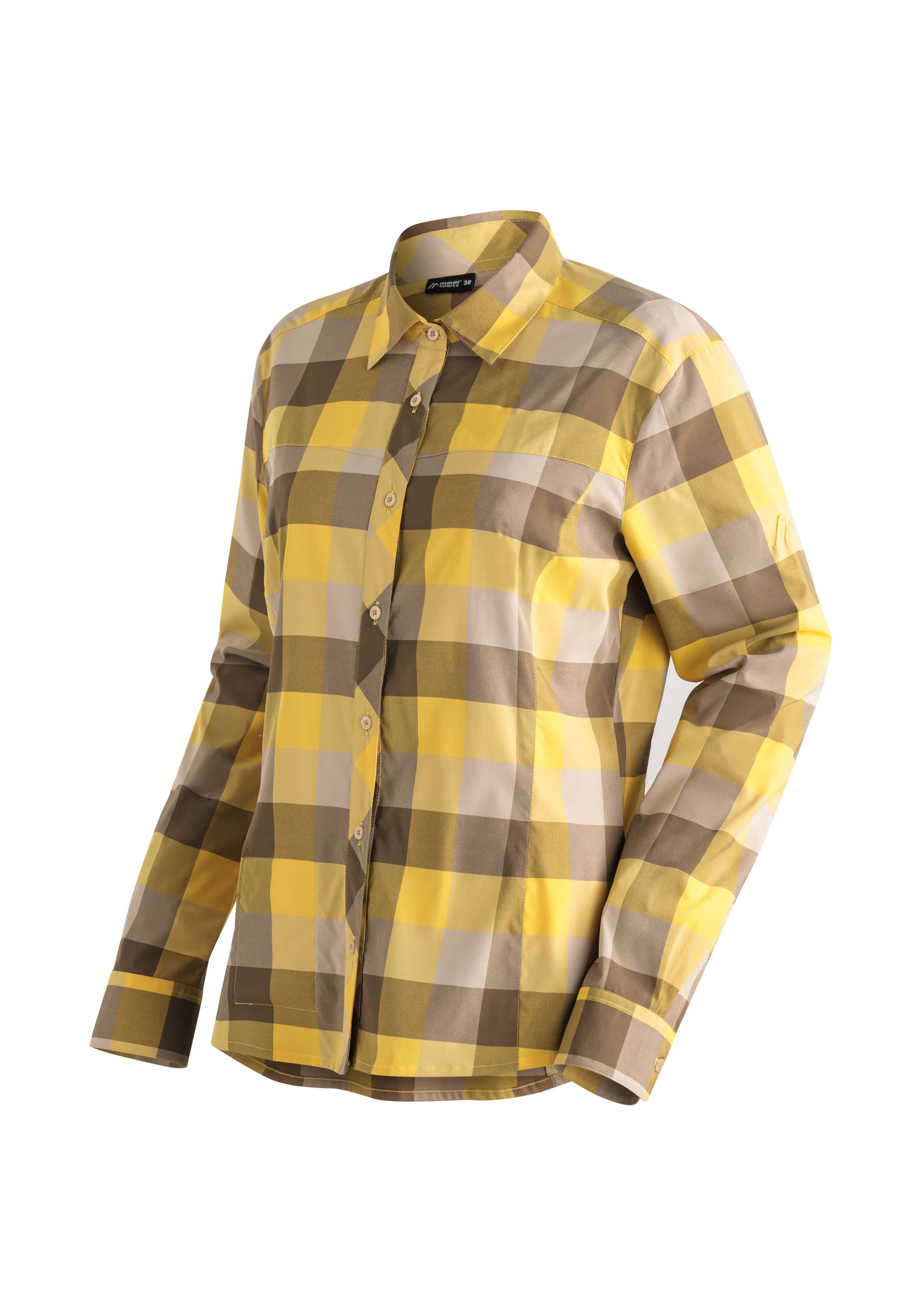 Maier Sports Outdoorbluse »Kendra L/S W«, Damen Langarmbluse, pflegeleichte Karobluse von Maier Sports