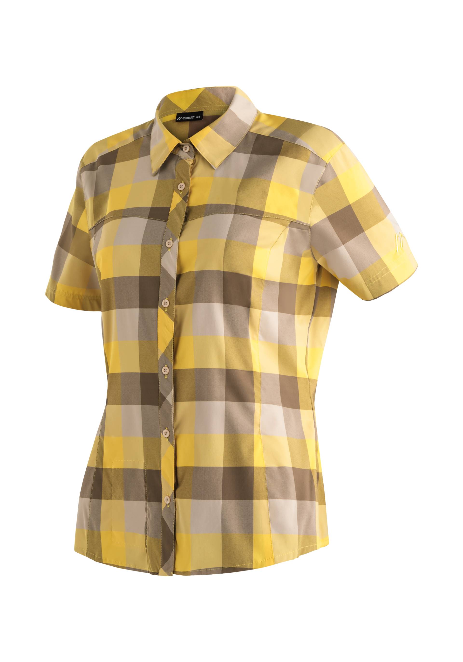 Maier Sports Outdoorbluse »Kendra S/S W«, Damen Kurzarmbluse, pflegeleichte Karobluse von Maier Sports