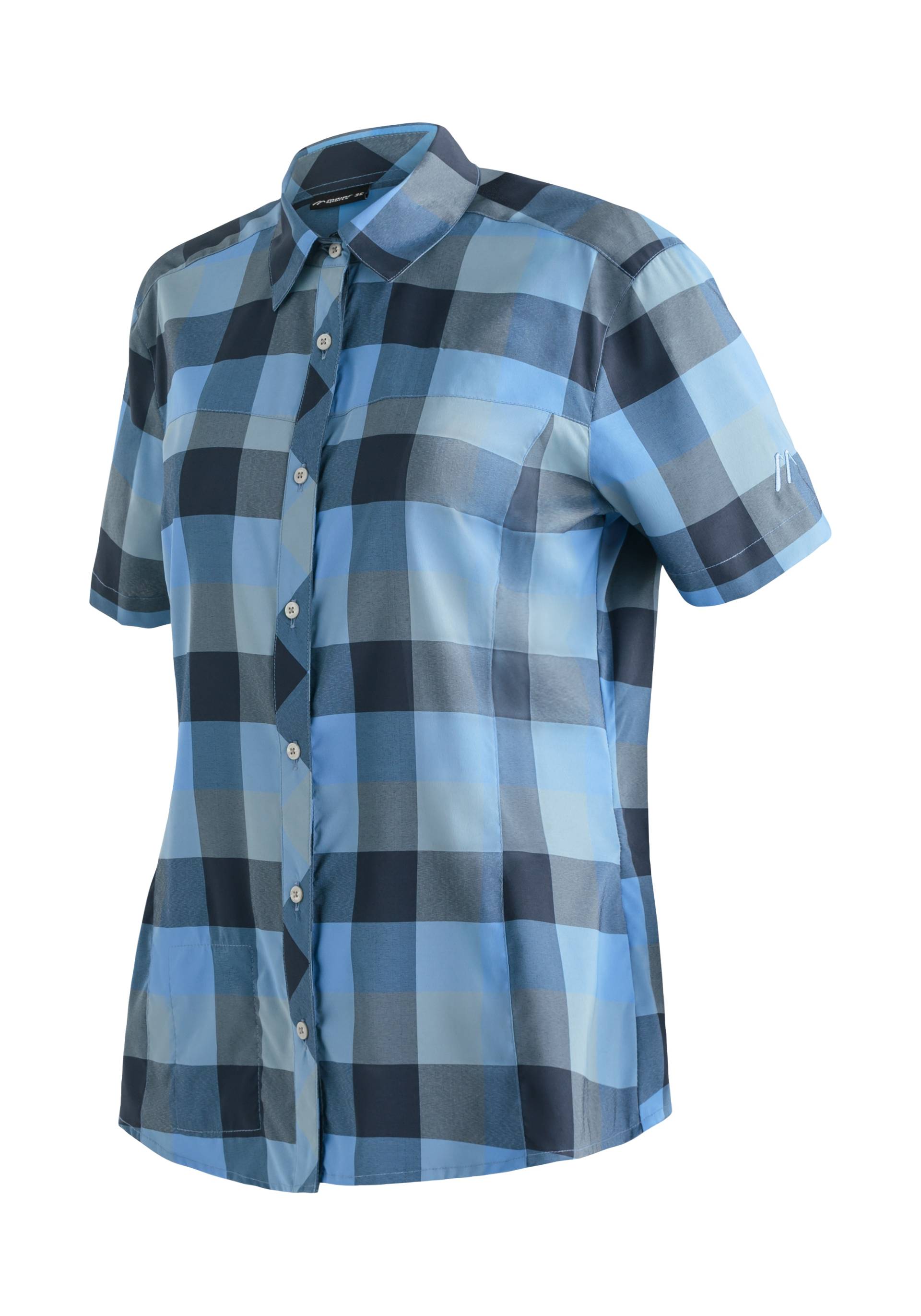 Maier Sports Outdoorbluse »Kendra S/S W«, Damen Kurzarmbluse, pflegeleichte Karobluse von Maier Sports