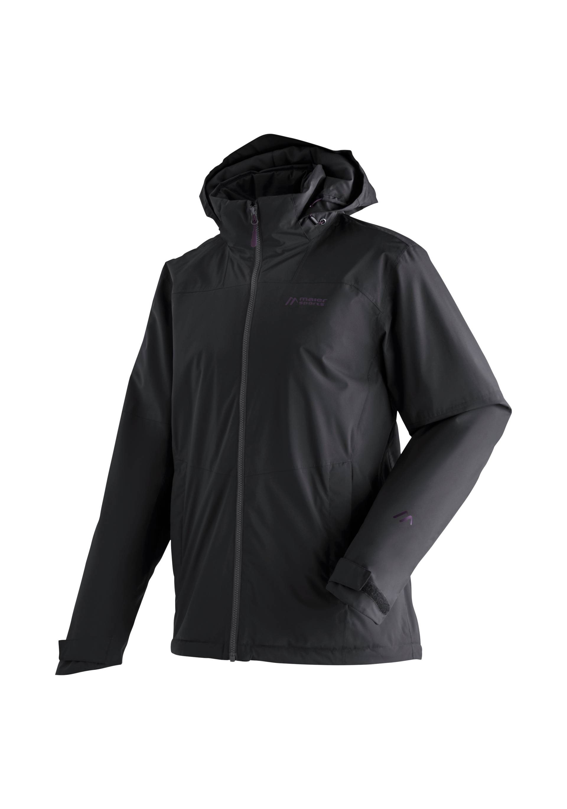 Maier Sports Outdoorjacke »Metor Therm Rec M«, Herren Wanderjacke, atmungsaktiv und wasserdicht, wattierte Regenjacke mit Kapuze von Maier Sports