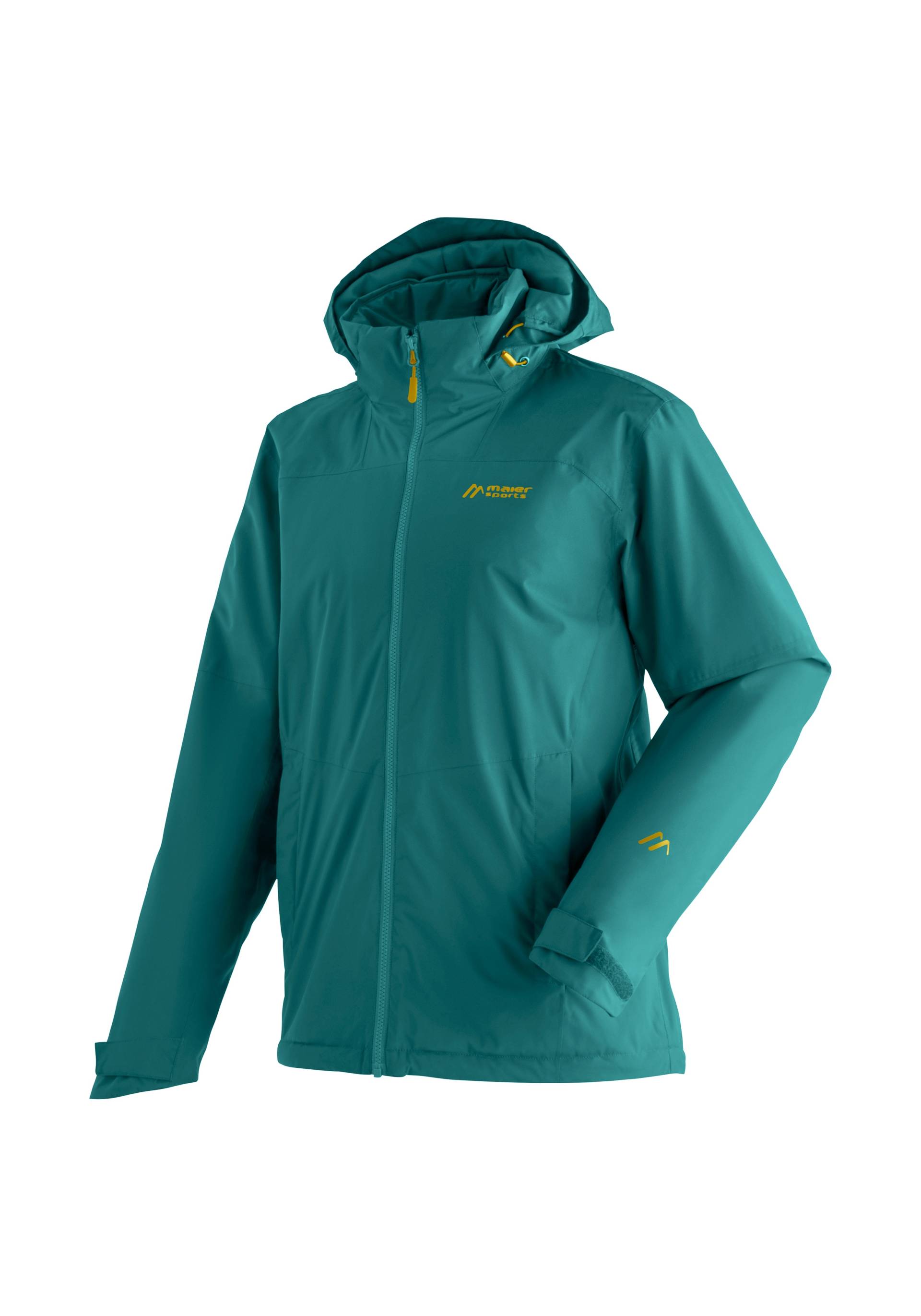 Maier Sports Outdoorjacke »Metor Therm Rec M«, Herren Wanderjacke, atmungsaktiv und wasserdicht, wattierte Regenjacke mit Kapuze von Maier Sports