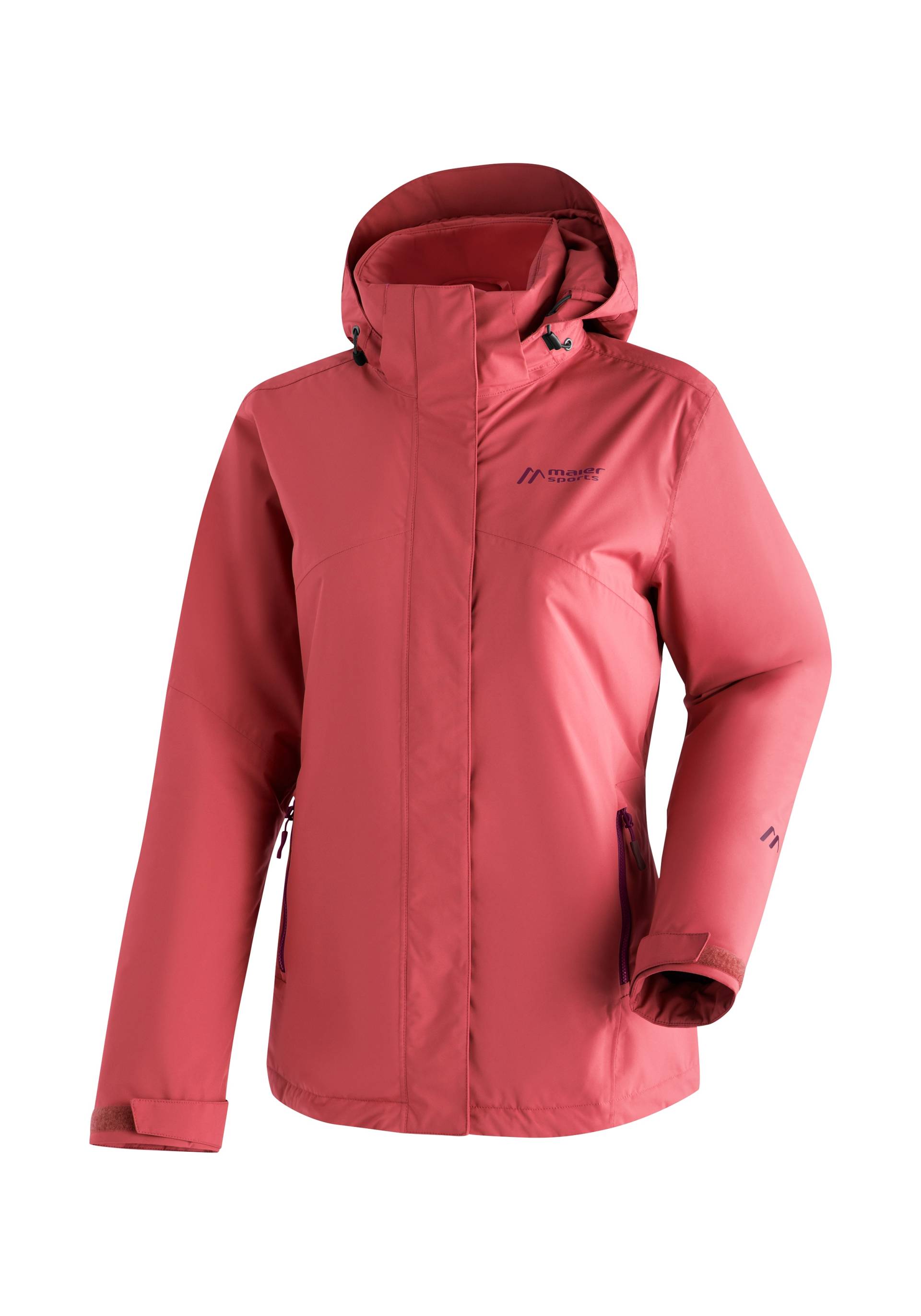 Maier Sports Outdoorjacke »Metor Therm Rec W«, Damen Wanderjacke, atmungsaktiv und wasserdicht, wattierte Regenjacke mit Kapuze von Maier Sports