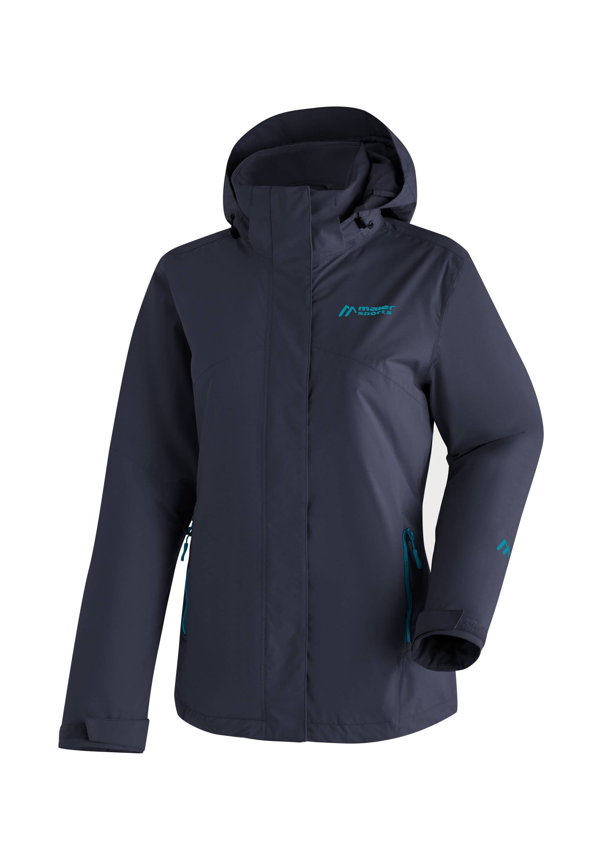 Maier Sports Outdoorjacke »Metor Therm Rec W«, Damen Wanderjacke, atmungsaktiv und wasserdicht, wattierte Regenjacke mit Kapuze von Maier Sports