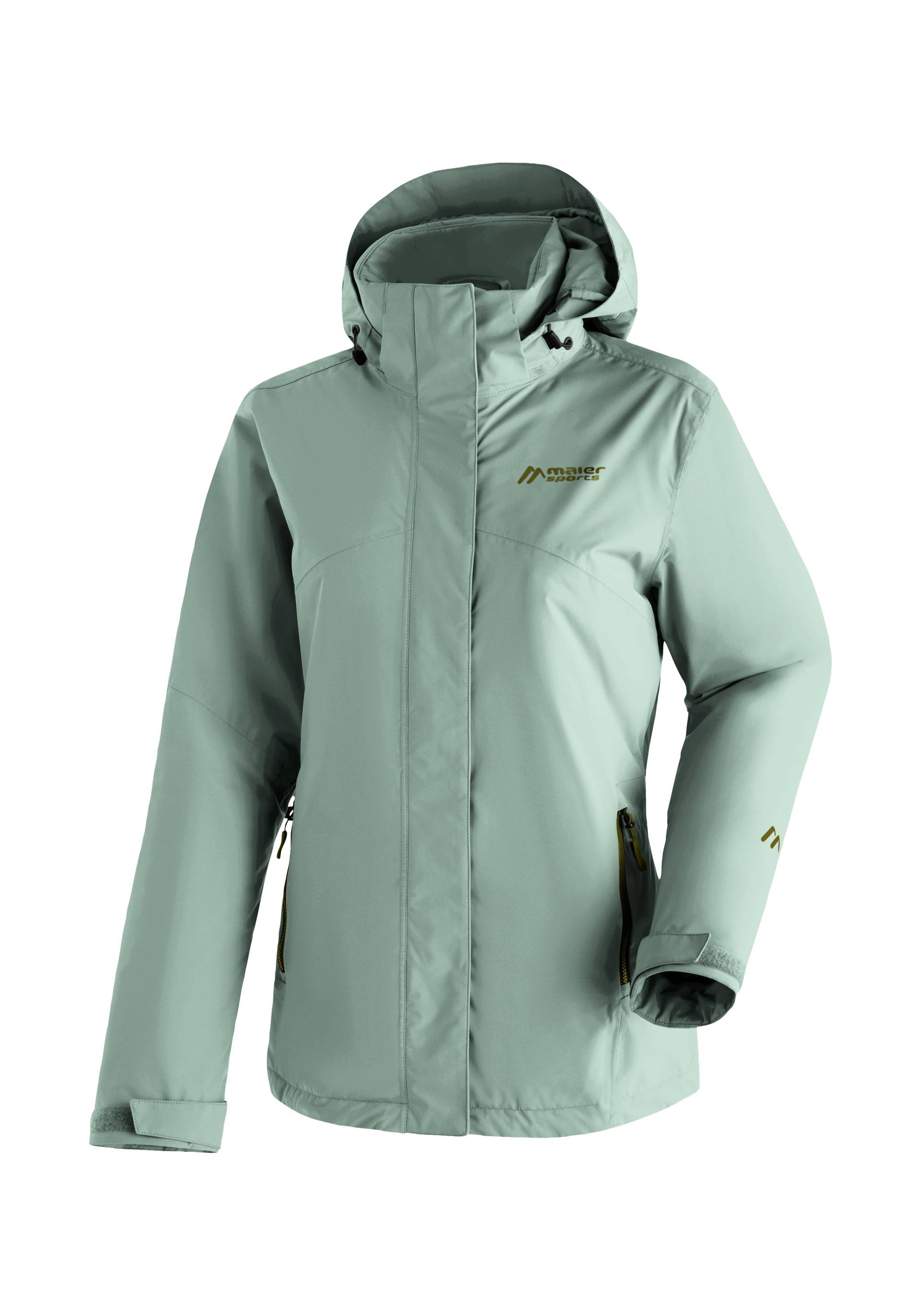 Maier Sports Outdoorjacke »Metor Therm Rec W«, Damen Wanderjacke, atmungsaktiv und wasserdicht, wattierte Regenjacke mit Kapuze von Maier Sports