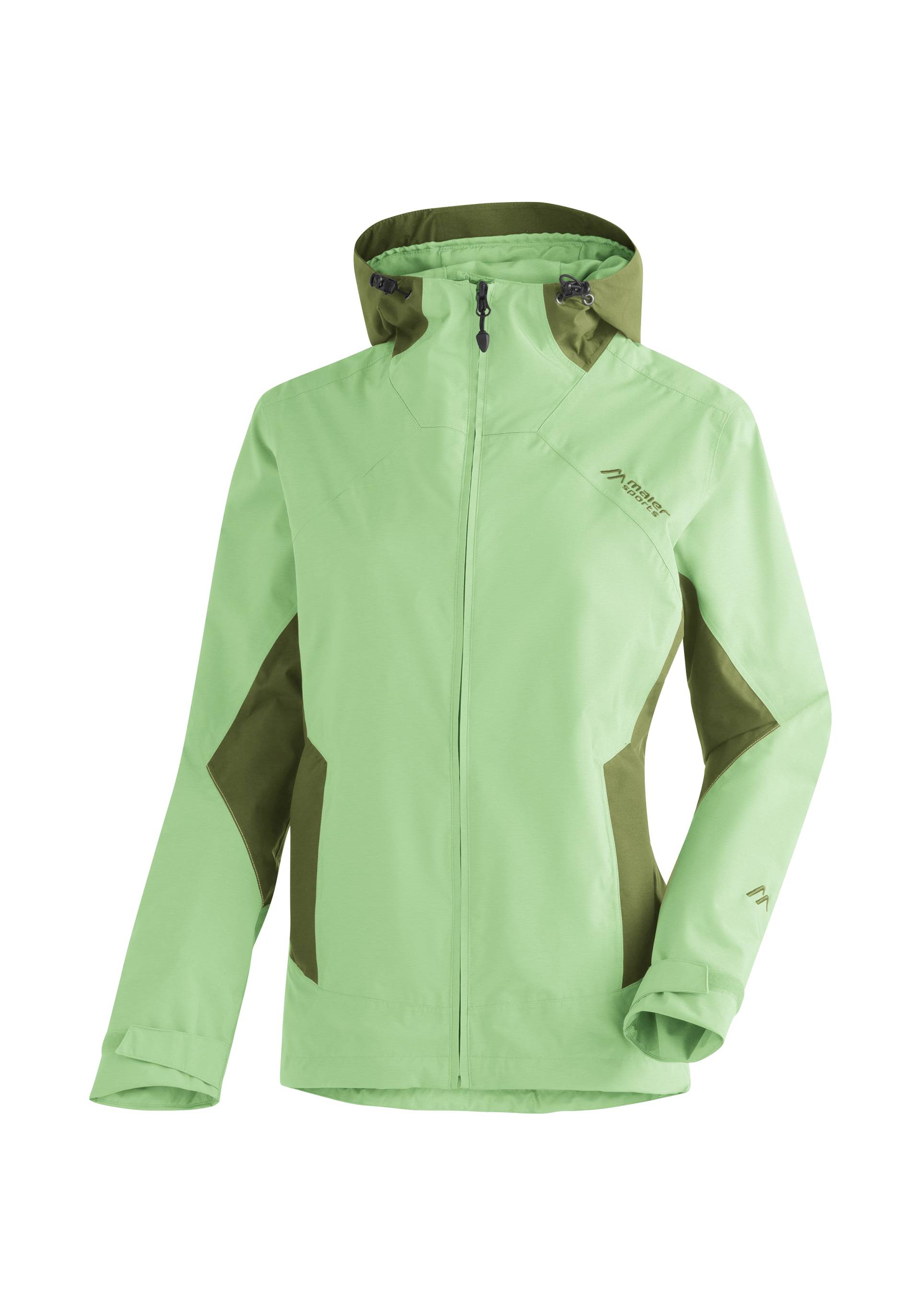 Maier Sports Outdoorjacke »Partu rec W«, Damen Funktionsjacke, wasserdichte Regenjacke mit Kapuze, Wanderjacke von Maier Sports