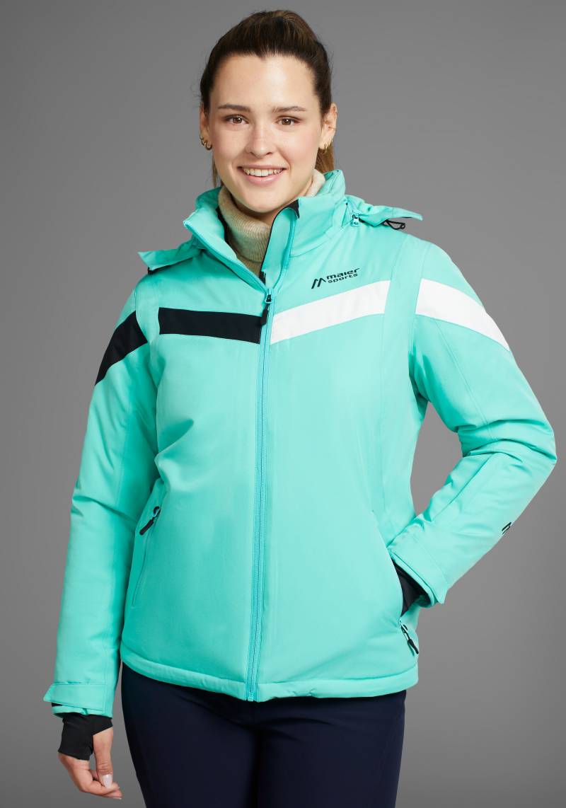 Maier Sports Skijacke »Ski Jacke wattiert Damen«, mit Kapuze, Winterjacke bis Gr. 58 erhältlich von Maier Sports