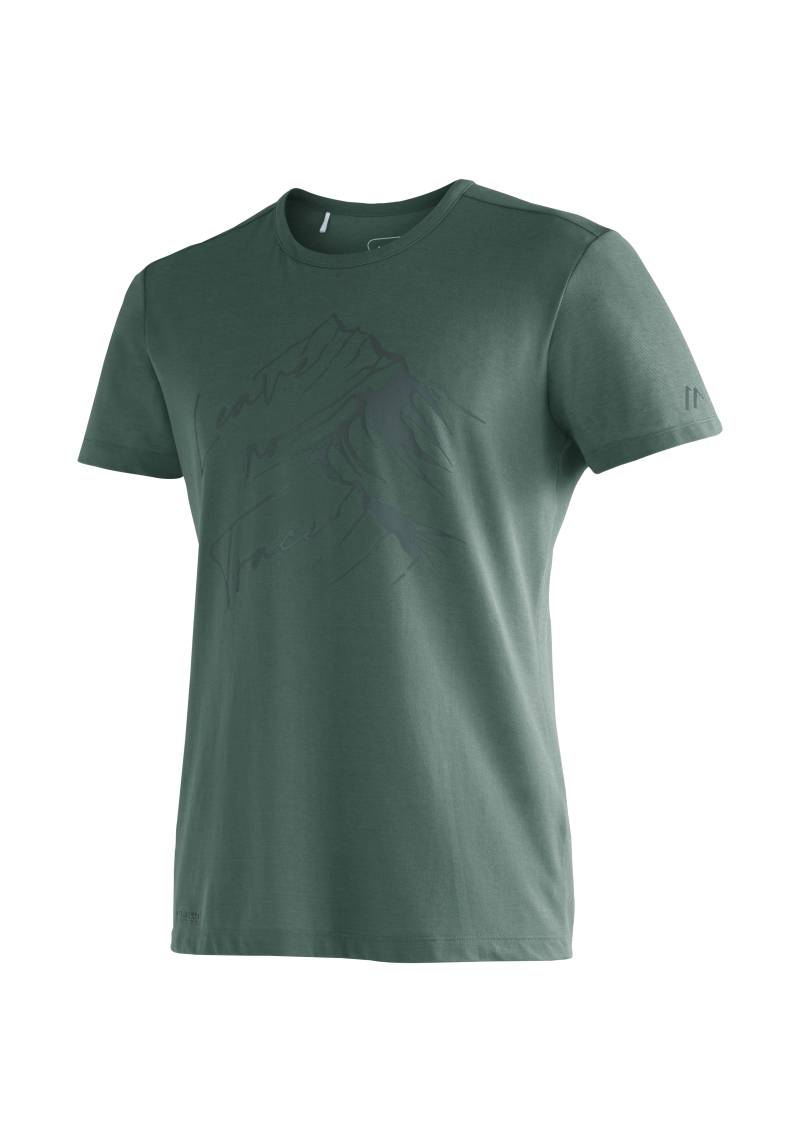 Maier Sports T-Shirt »Burgeis 17 M«, Herren Kurzarmshirt mit Print für Wandern und Freizeit von Maier Sports