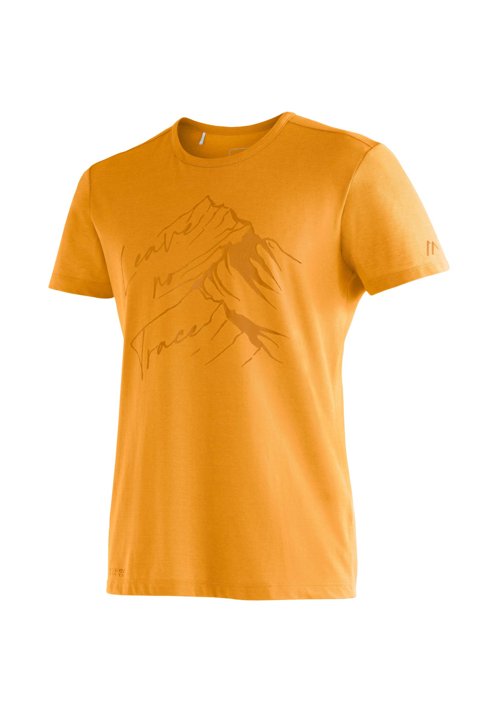 Maier Sports T-Shirt »Burgeis 17 M«, Herren Kurzarmshirt mit Print für Wandern und Freizeit von Maier Sports