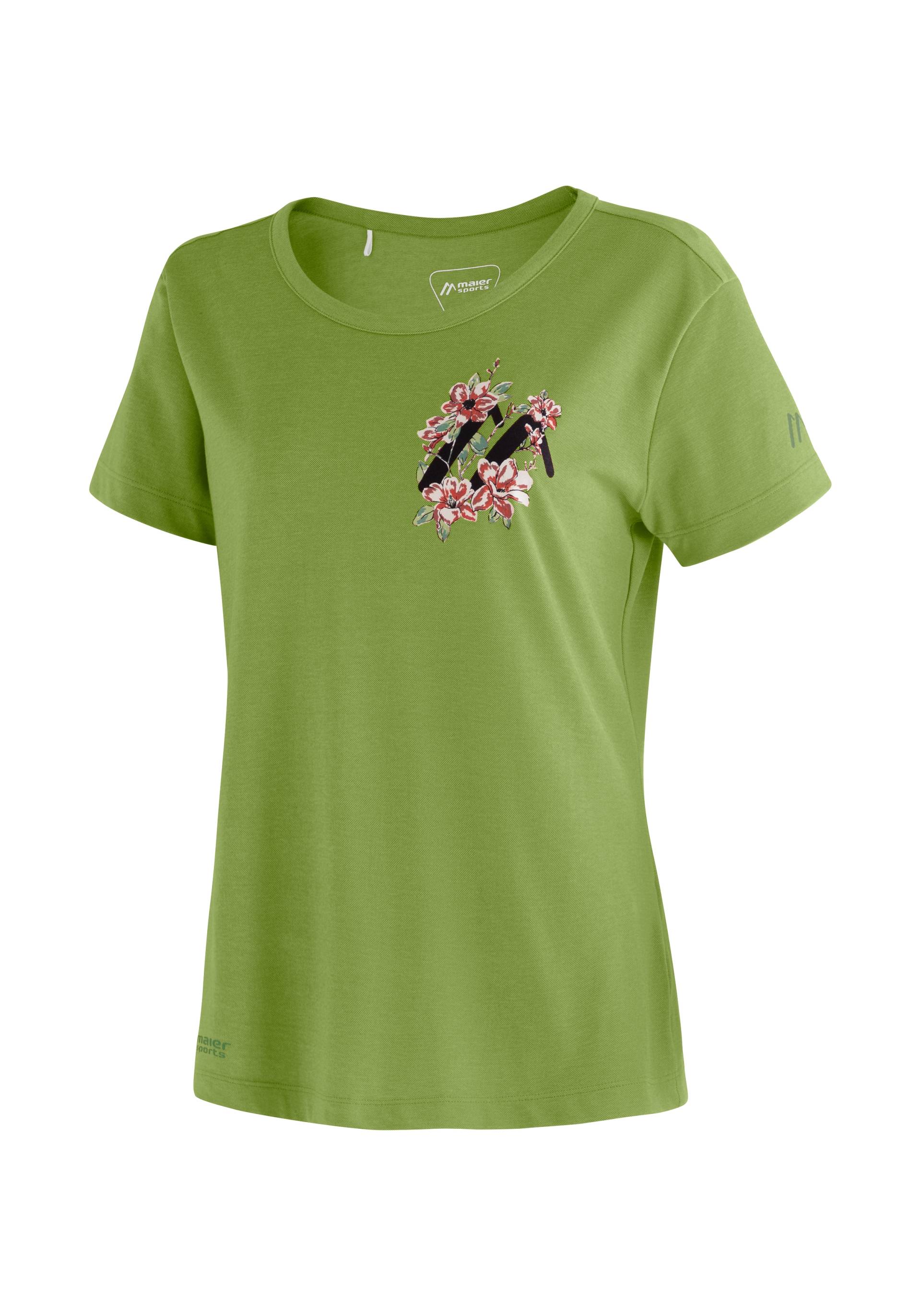 Maier Sports T-Shirt »Burgeis 25 W«, Damen Kurzarmshirt mit Print für Wandern und Freizeit von Maier Sports