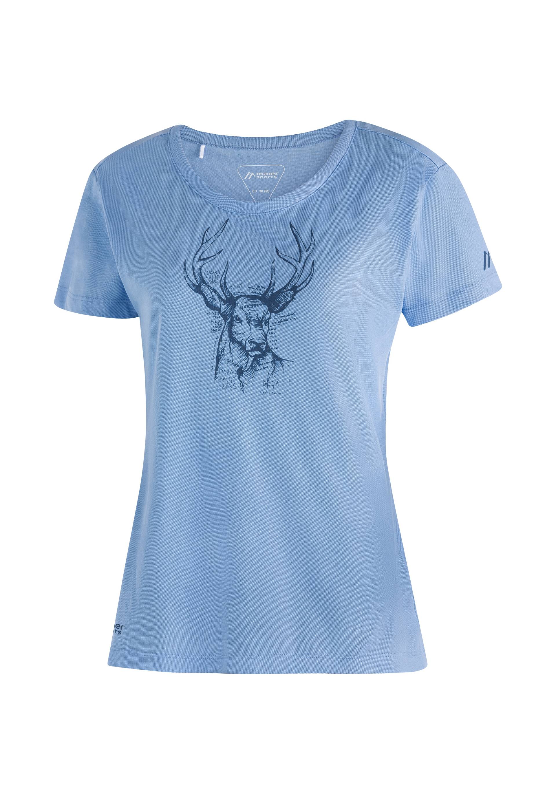 Maier Sports T-Shirt »Larix W«, Damen Funktionsshirt, Freizeitshirt mit Aufdruck von Maier Sports