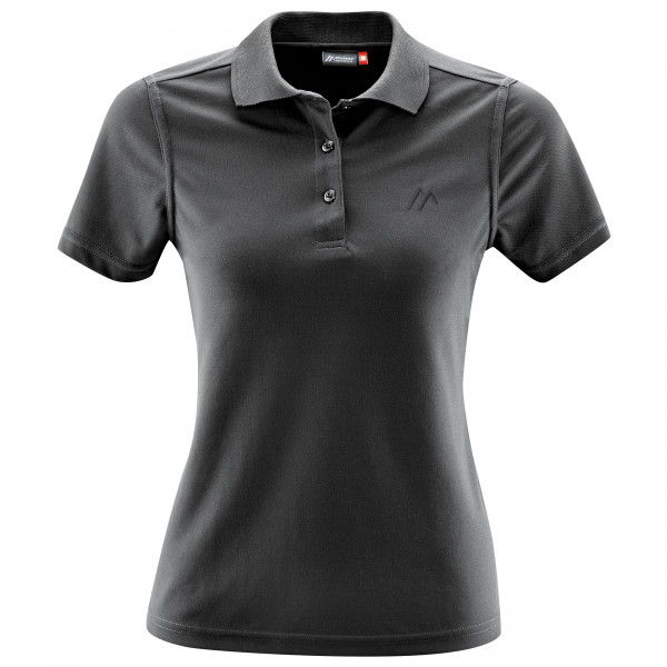 Maier Sports - Women's Ulrike - Polo-Shirt Gr 42 - Regular schwarz/grau von Maier Sports