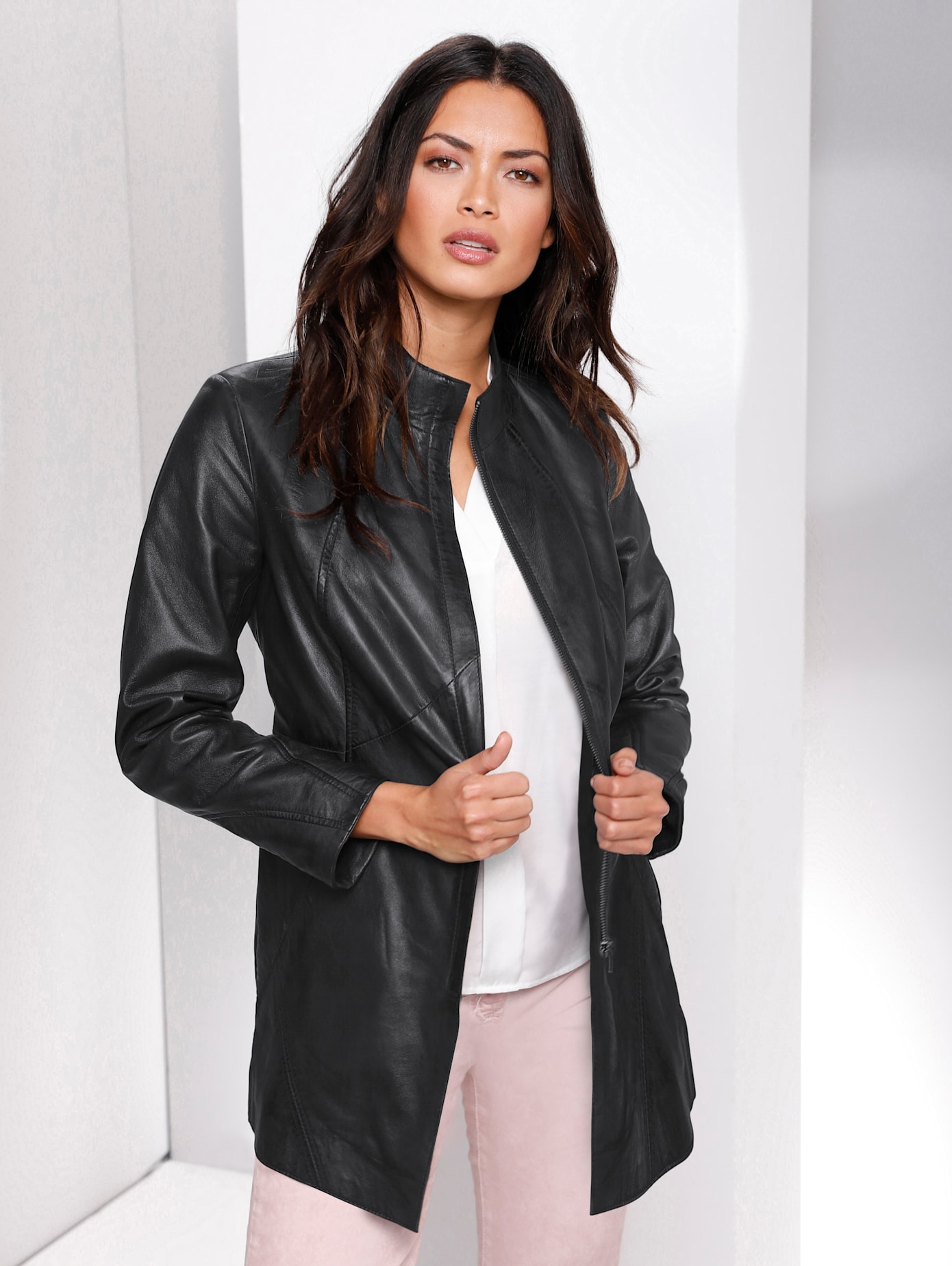 Mainpol Lederblazer »Leder-Blazer« von Mainpol