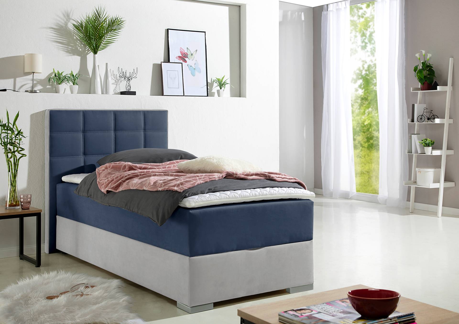 Maintal Boxspringbett, mit Bettkasten und Topper von Maintal