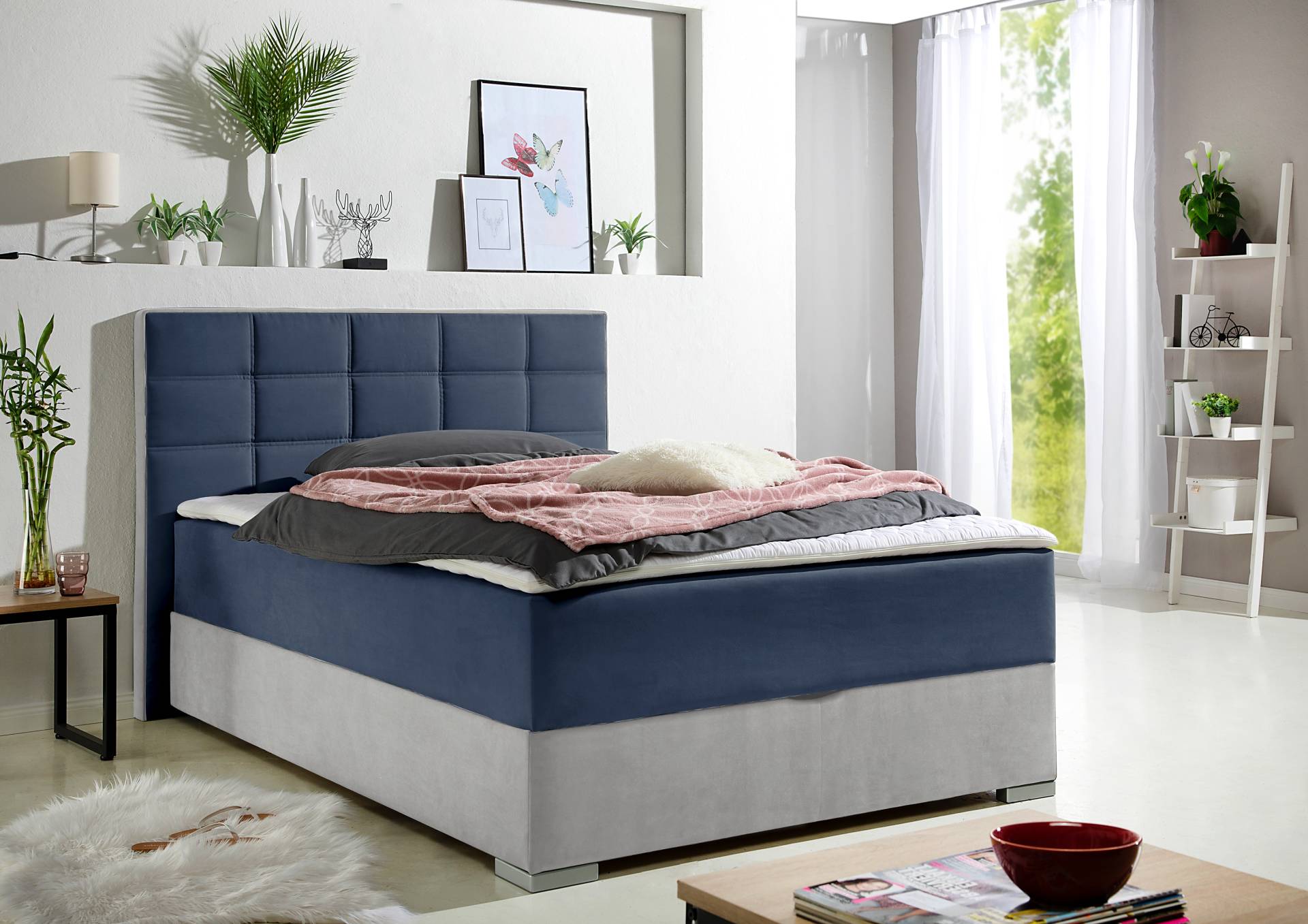 Maintal Boxspringbett, mit Bettkasten und Topper von Maintal