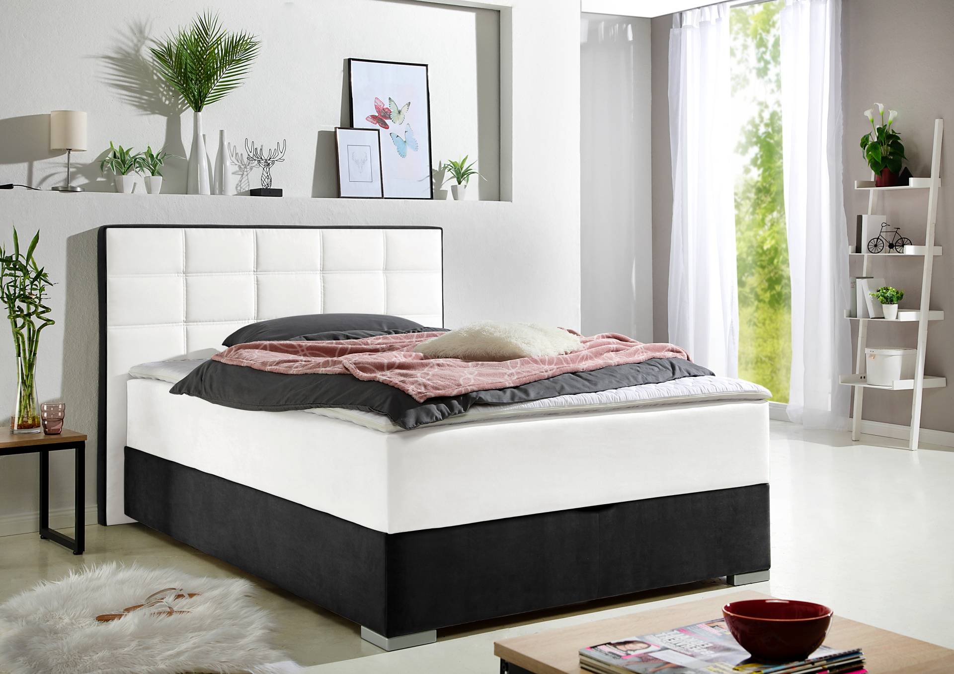 Maintal Boxspringbett, mit Bettkasten und Topper von Maintal