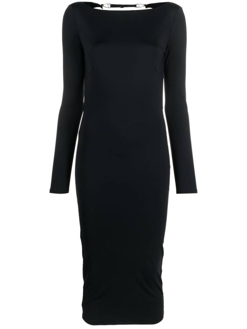 Maison Close 019 open-back midi dress - Black von Maison Close